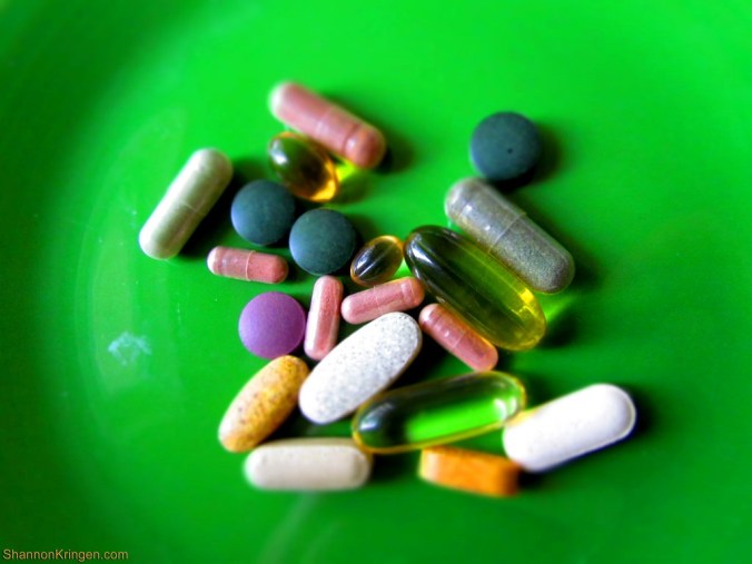assortment of vitamins